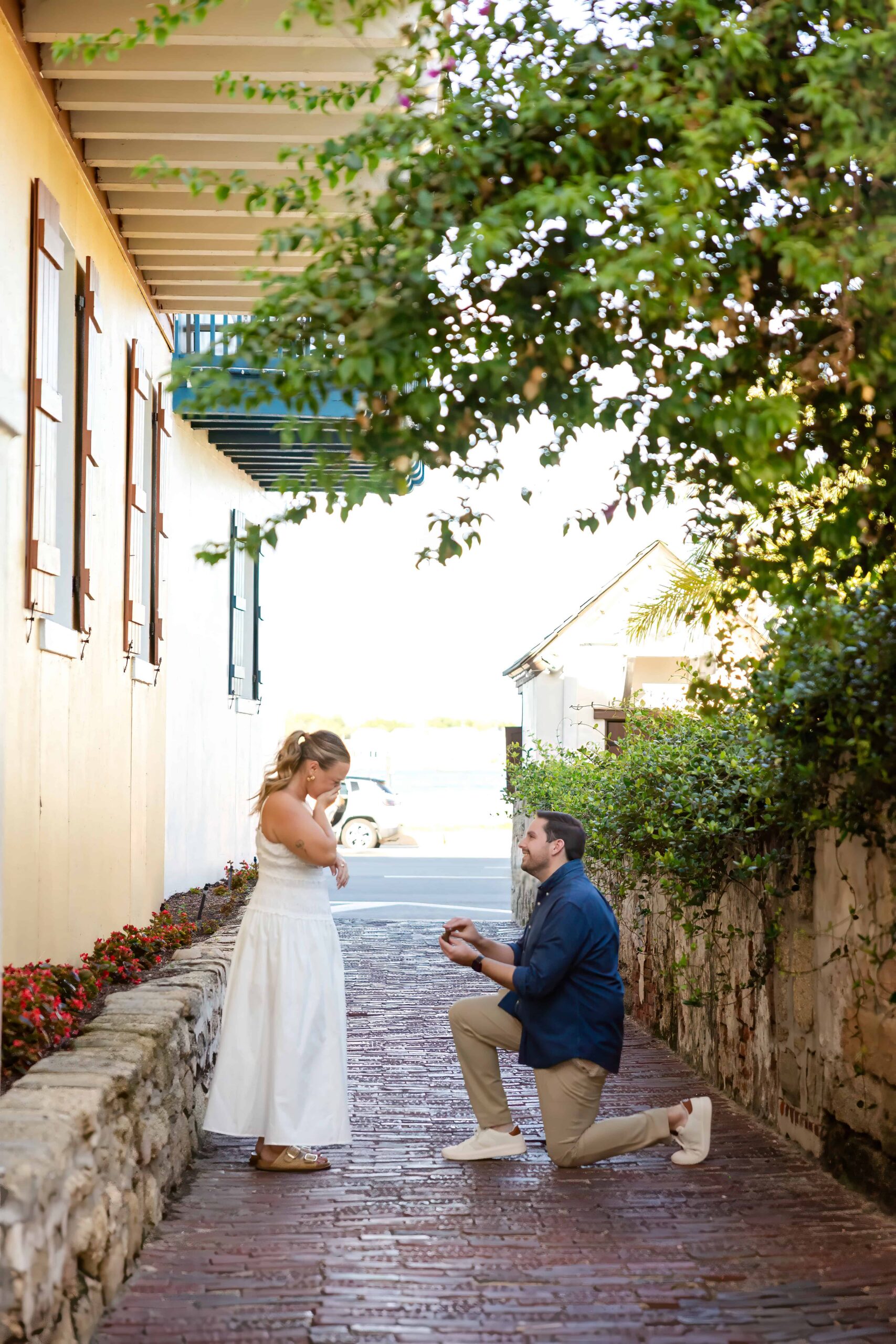 Private proposal in St. Augustine Old Town