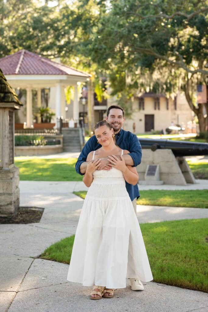 Proposal Photos in St. Augustine | Propsing at the Bay front, St. Augustine